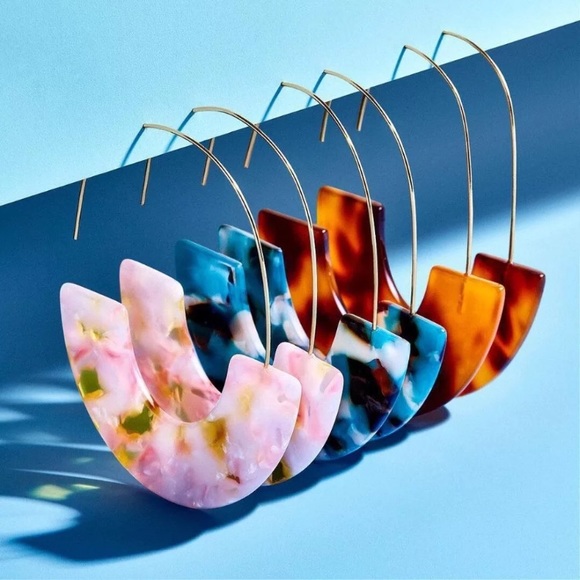 🔴𝟱/$𝟭𝟱🔴𝗖𝗟𝗘𝗔𝗥𝗔𝗡𝗖𝗘 Brown Earrings NEW - Picture 5 of 9